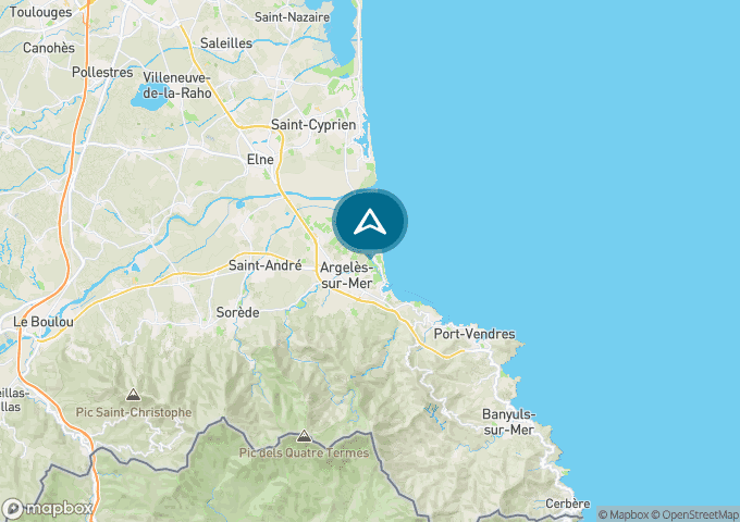 Localisez le camping sur la carte